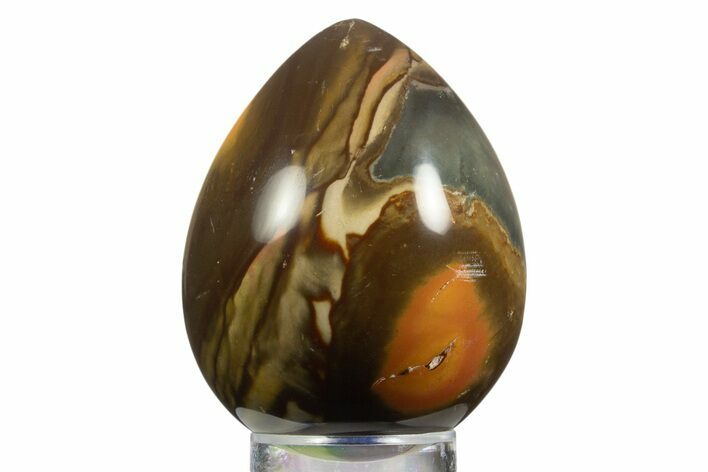 Polished Polychrome Jasper Egg - Madagascar #331722